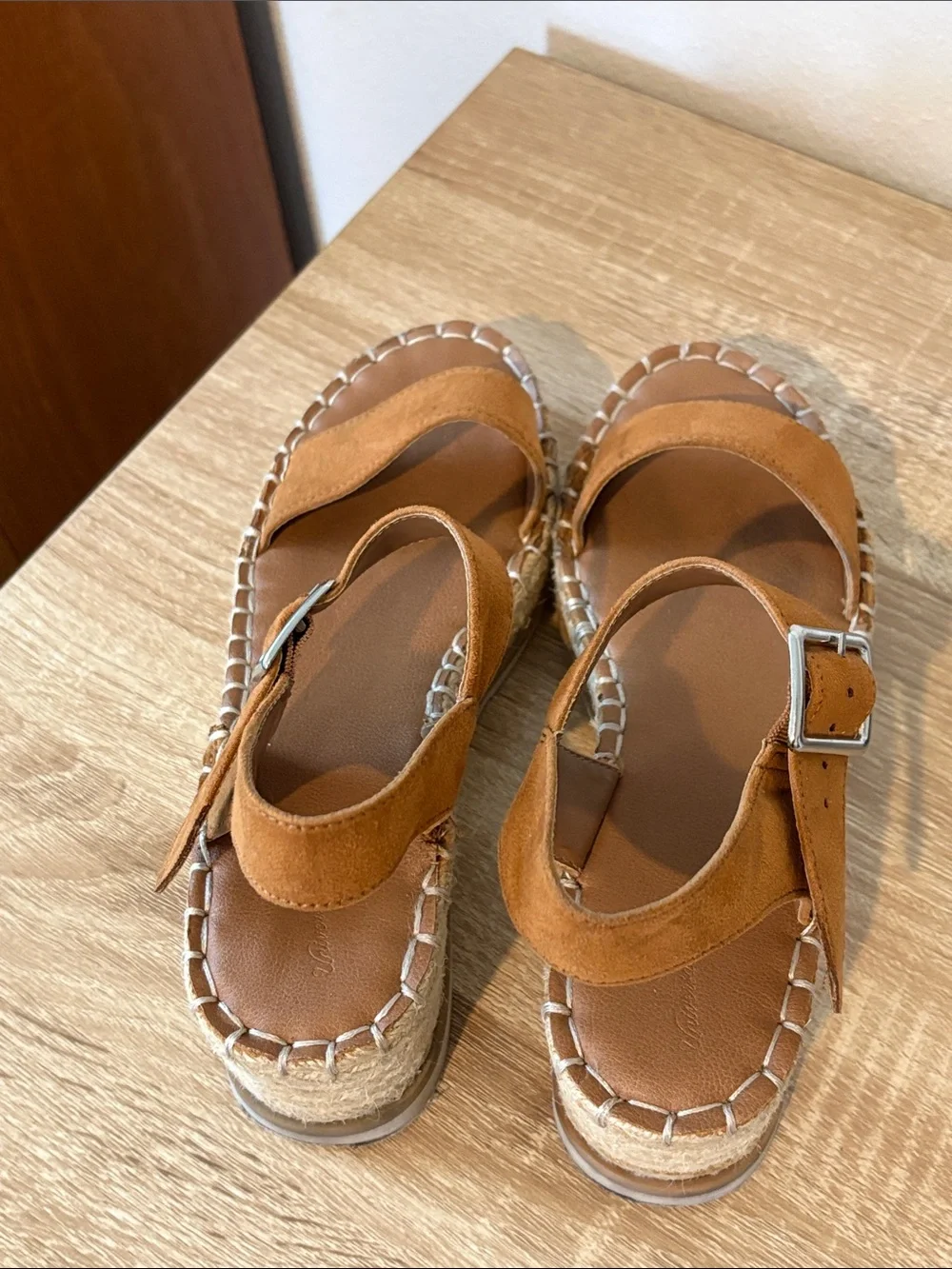 N/A tan espadrille